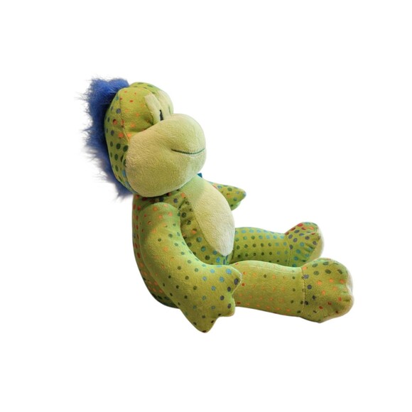 2011 Build-A-Bear Colors Of Friendship Green Rainbow Spots Speckled Friend 15" - Picture 4 of 10